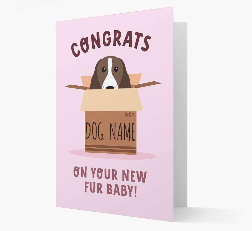 Congrats On Your New Fur Baby: Personalized {breedFullName} Card