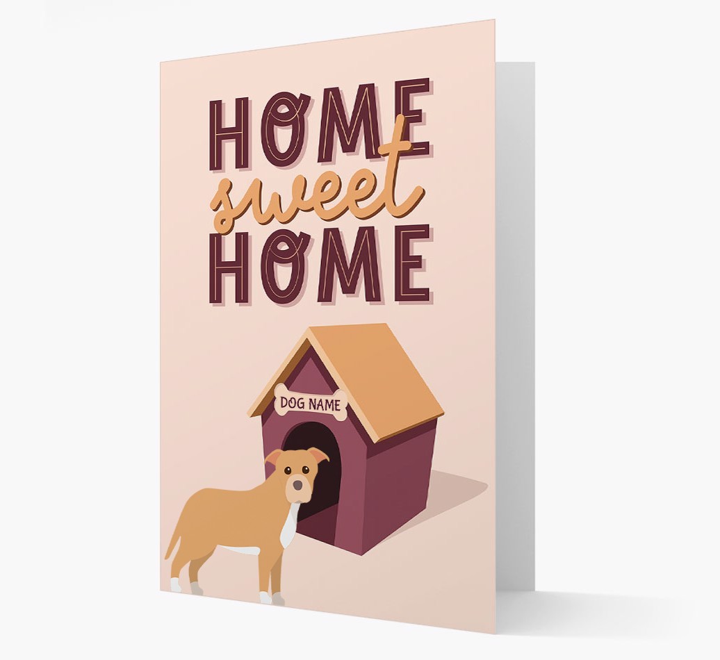 Home Sweet Home: Personalised {breedFullName} Card