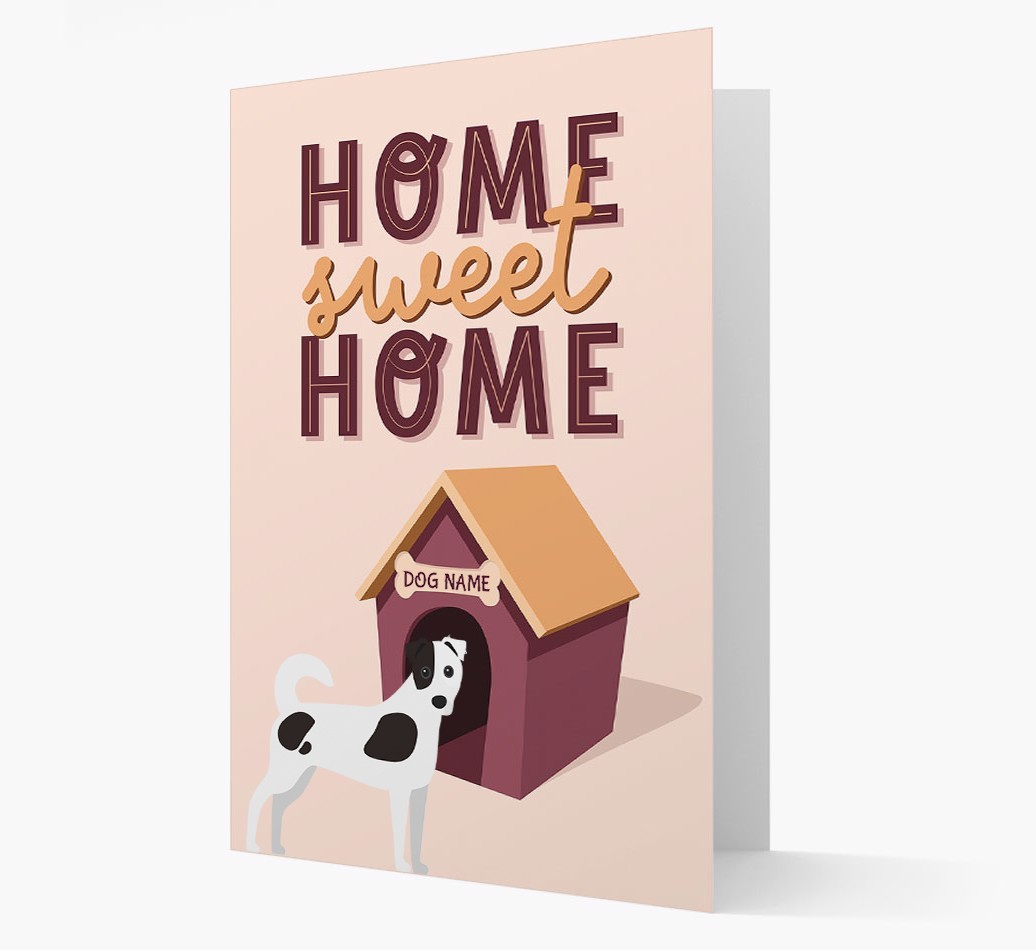 Home Sweet Home: Personalised {breedFullName} Card