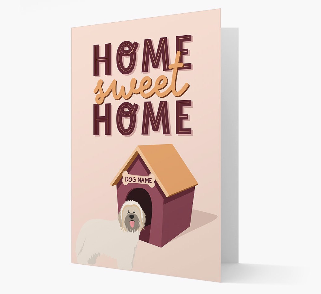 Home Sweet Home: Personalised {breedFullName} Card