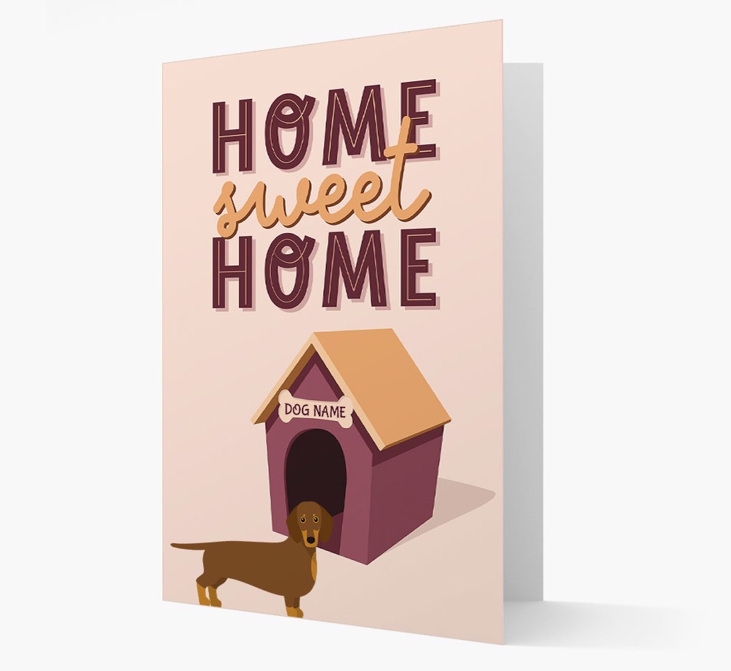 Home Sweet Home: Personalised {breedFullName} Card