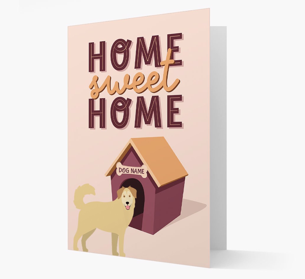 Home Sweet Home: Personalised {breedFullName} Card