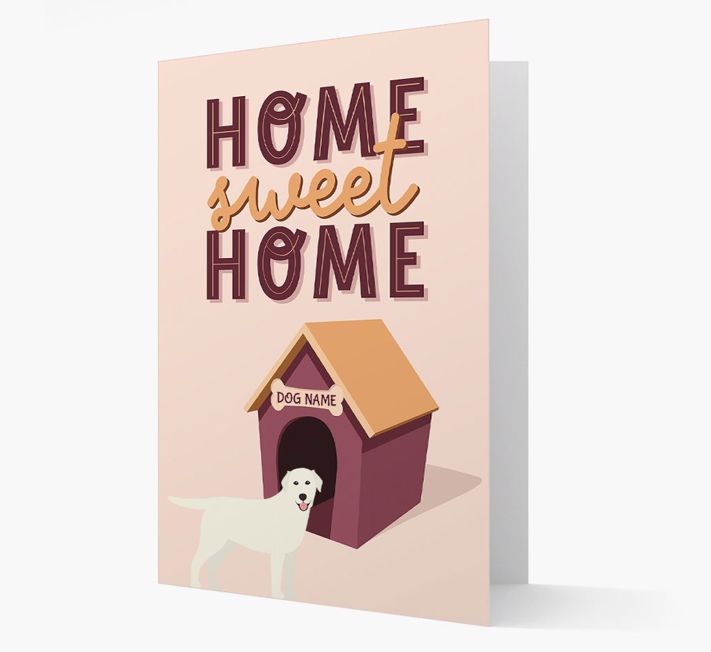 Home Sweet Home: Personalized {breedFullName} Card