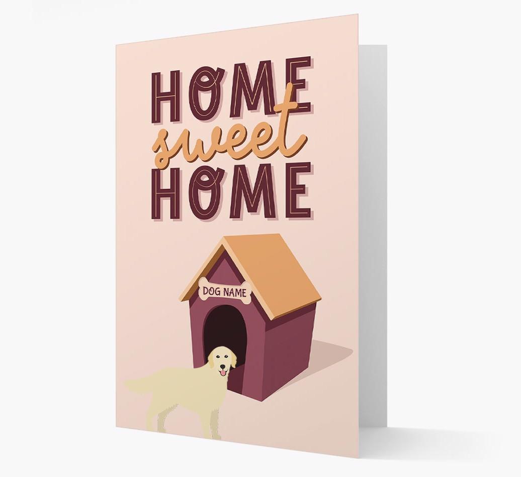 Home Sweet Home: Personalized {breedFullName} Card
