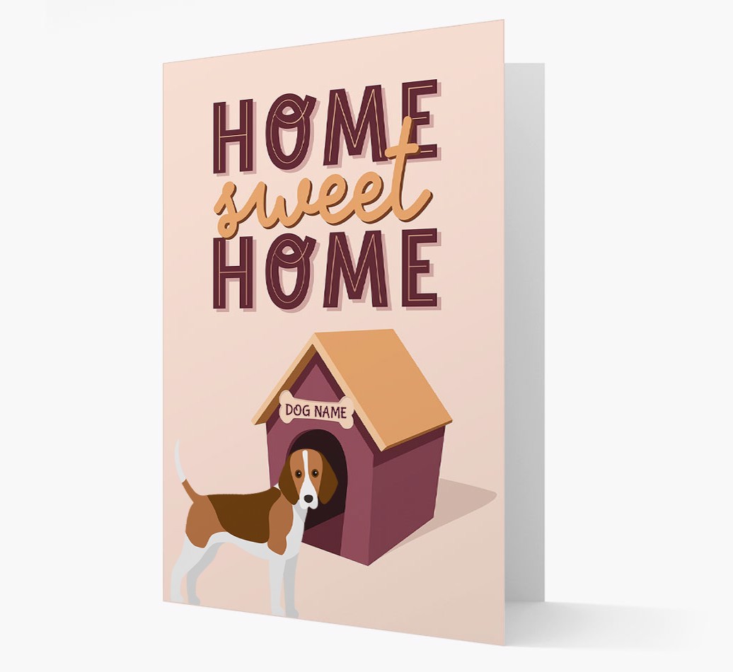 Home Sweet Home: Personalised {breedFullName} Card