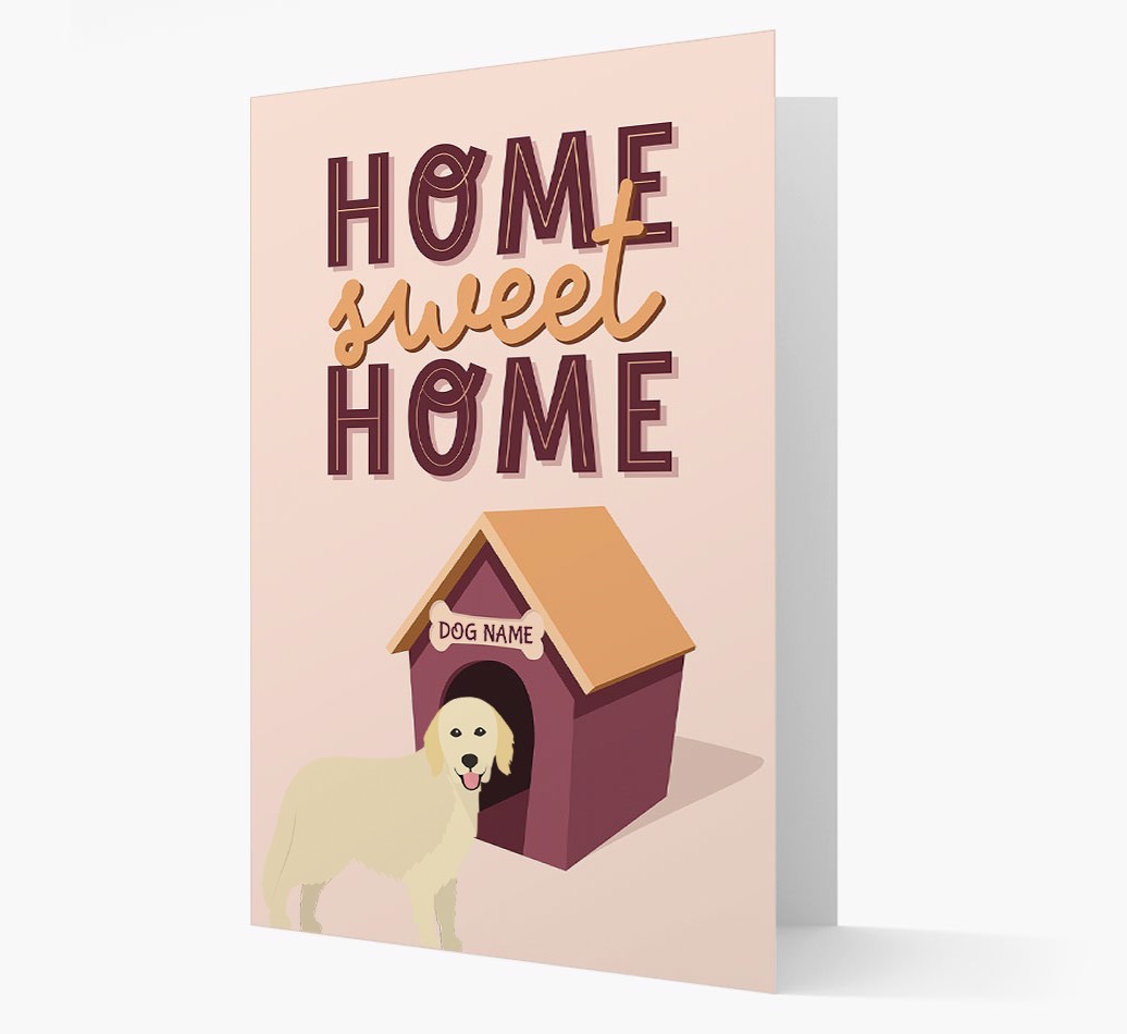 Home Sweet Home: Personalised {breedFullName} Card