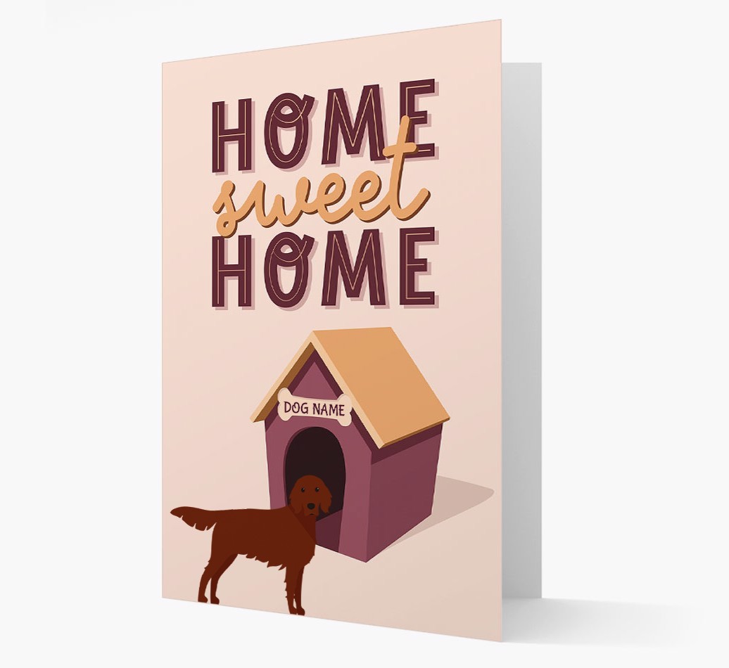 Home Sweet Home: Personalised {breedFullName} Card
