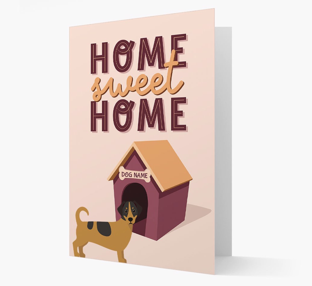 Home Sweet Home: Personalized {breedFullName} Card