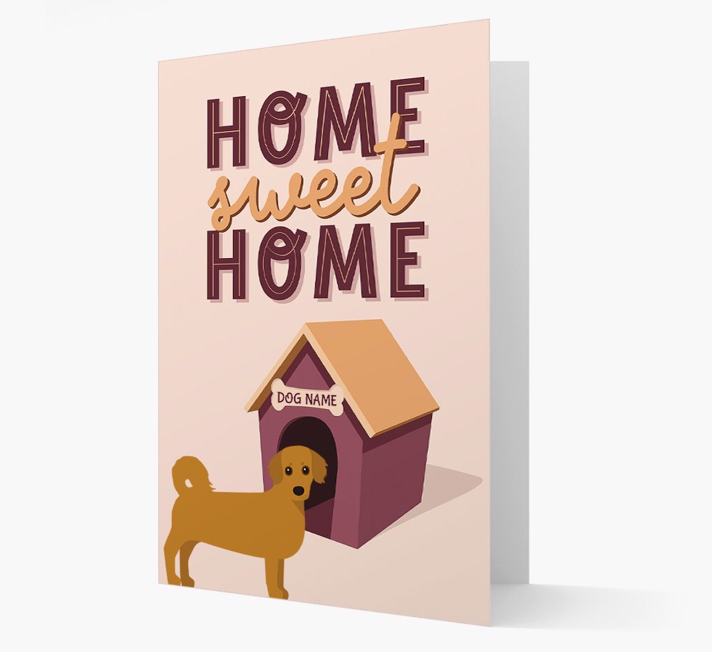 Home Sweet Home: Personalised {breedFullName} Card