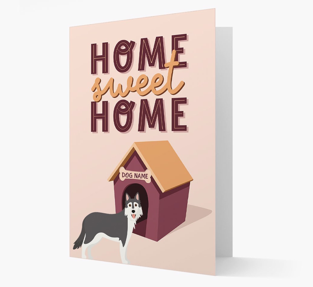 Home Sweet Home: Personalised {breedFullName} Card