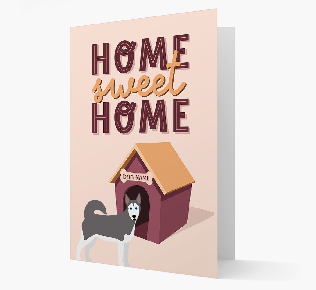 Home Sweet Home: Personalised {breedFullName} Card