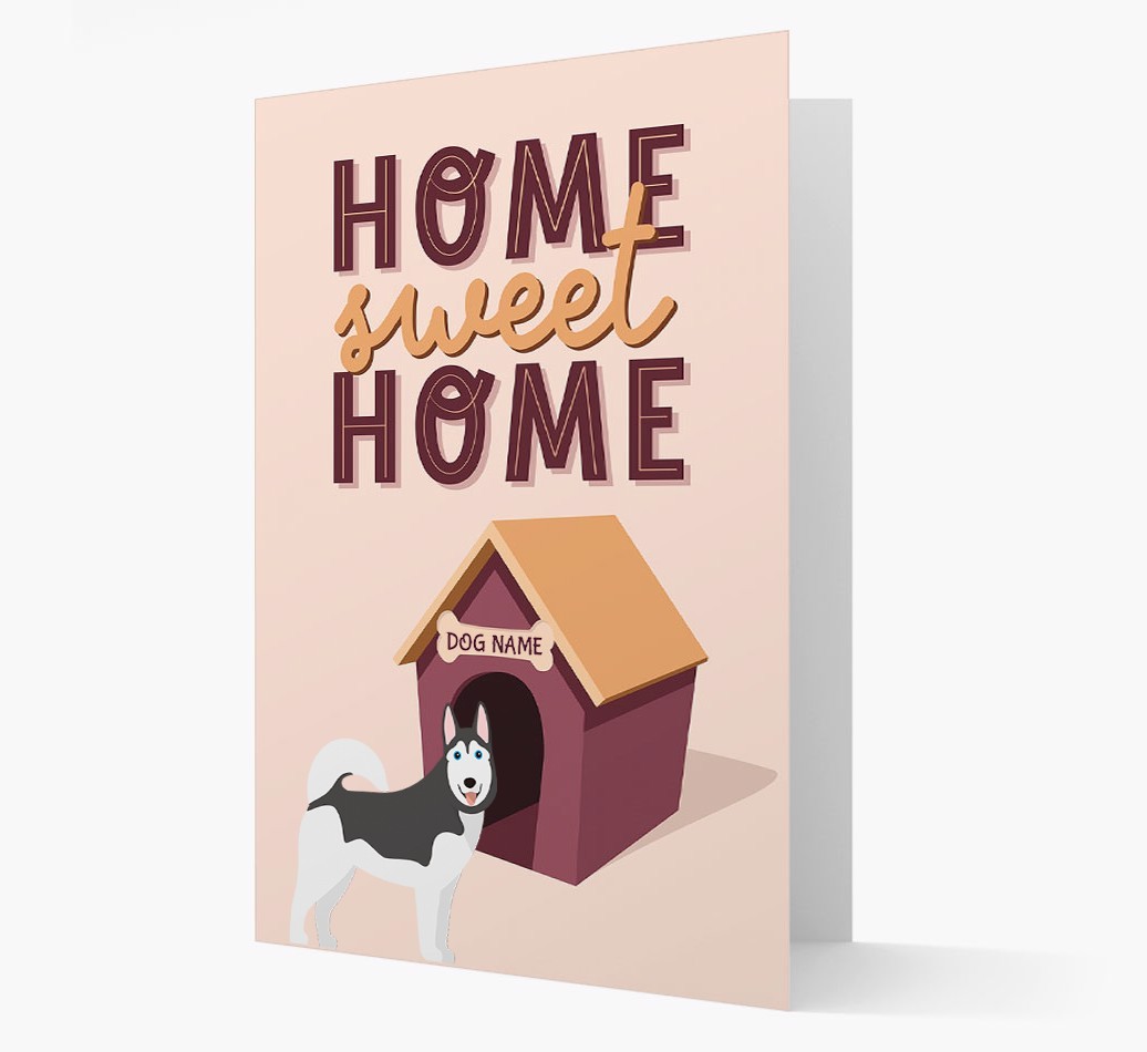 Home Sweet Home: Personalised {breedFullName} Card
