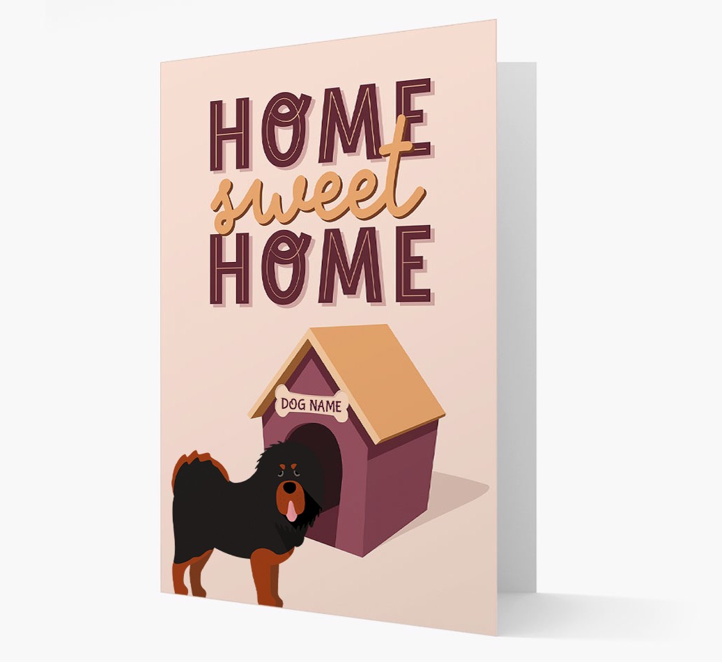 Home Sweet Home: Personalised {breedFullName} Card