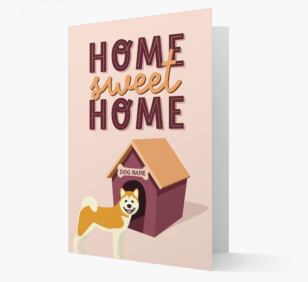 Home Sweet Home: Personalized {breedFullName} Card