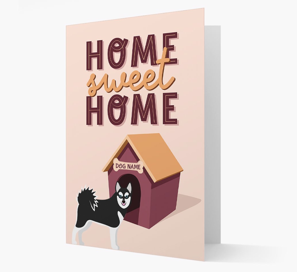 Home Sweet Home: Personalized {breedFullName} Card