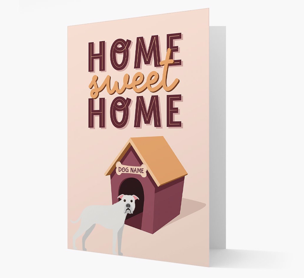 Home Sweet Home: Personalized {breedFullName} Card