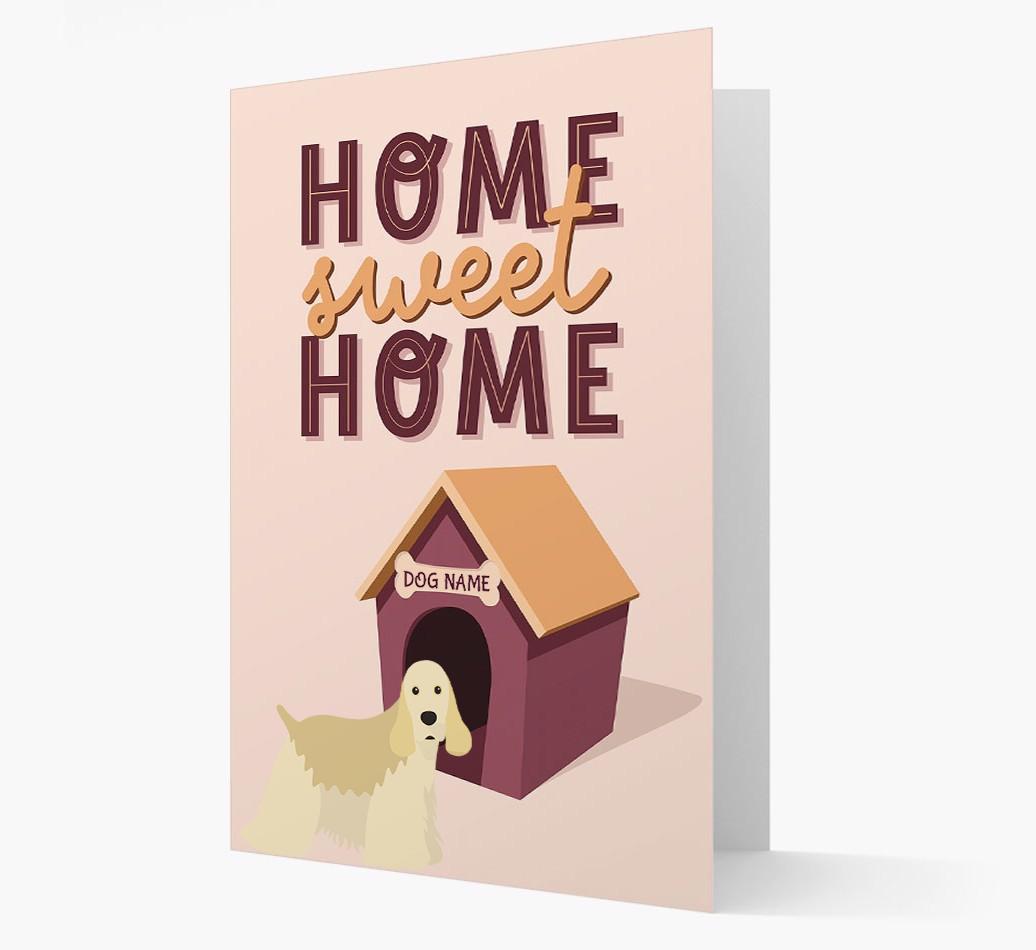 Home Sweet Home: Personalized {breedFullName} Card