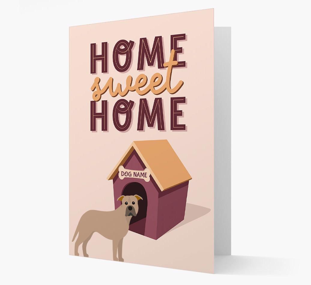 Home Sweet Home: Personalized {breedFullName} Card