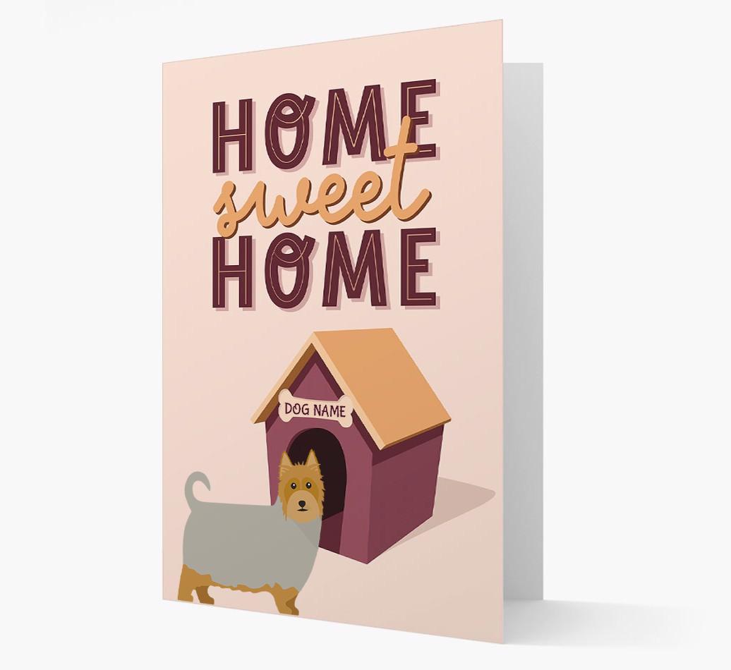 Home Sweet Home: Personalized {breedFullName} Card