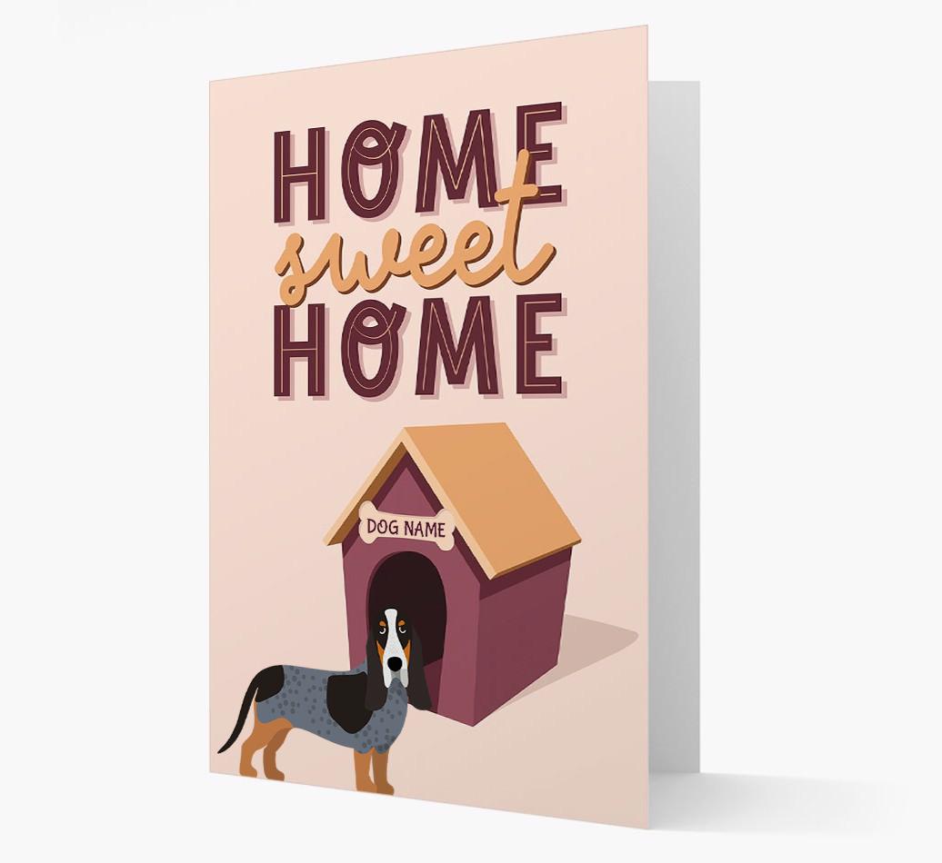 Home Sweet Home: Personalized {breedFullName} Card