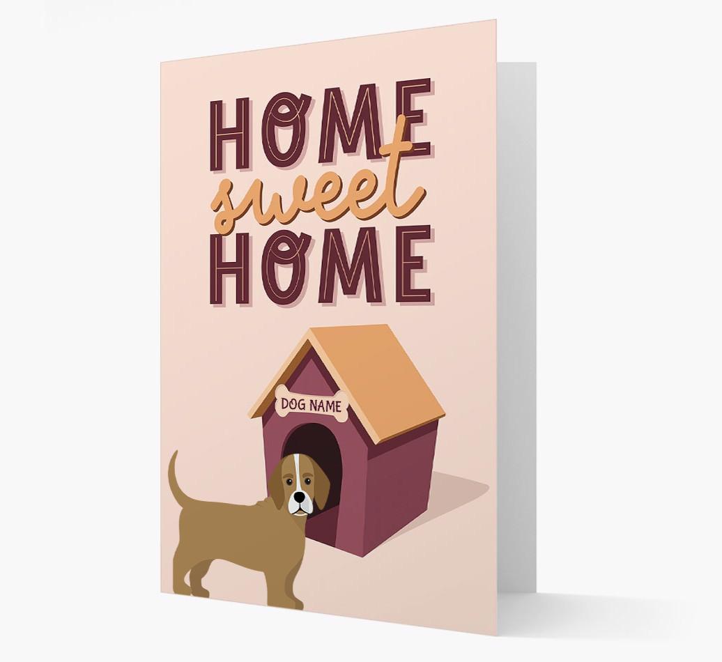 Home Sweet Home: Personalized {breedFullName} Card
