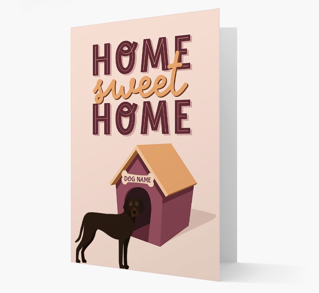 Home Sweet Home: Personalized {breedFullName} Card