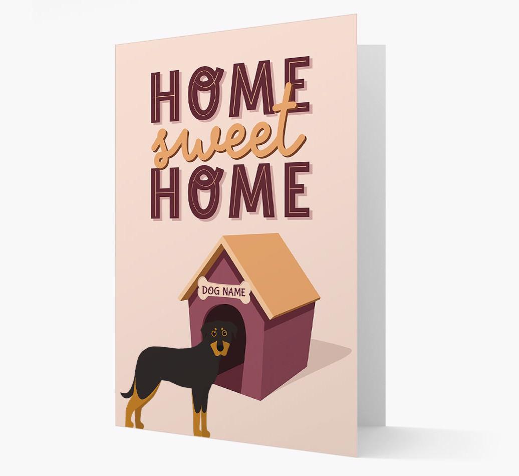 Home Sweet Home: Personalized {breedFullName} Card