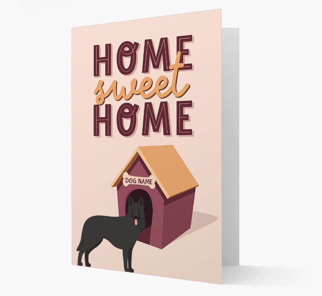 Home Sweet Home: Personalized {breedFullName} Card