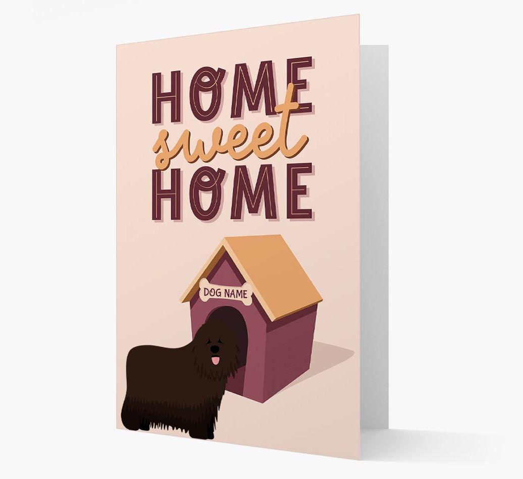 Home Sweet Home: Personalized {breedFullName} Card
