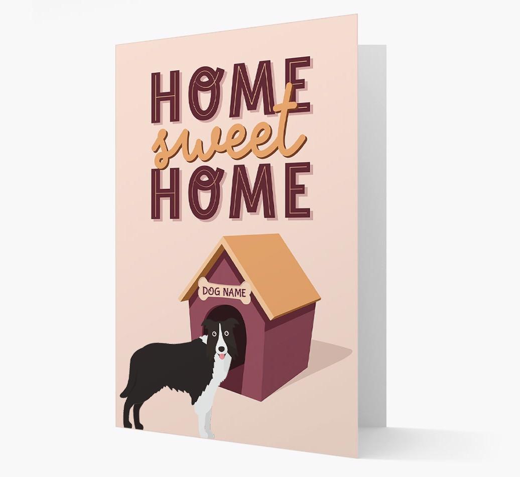 Home Sweet Home: Personalized {breedFullName} Card