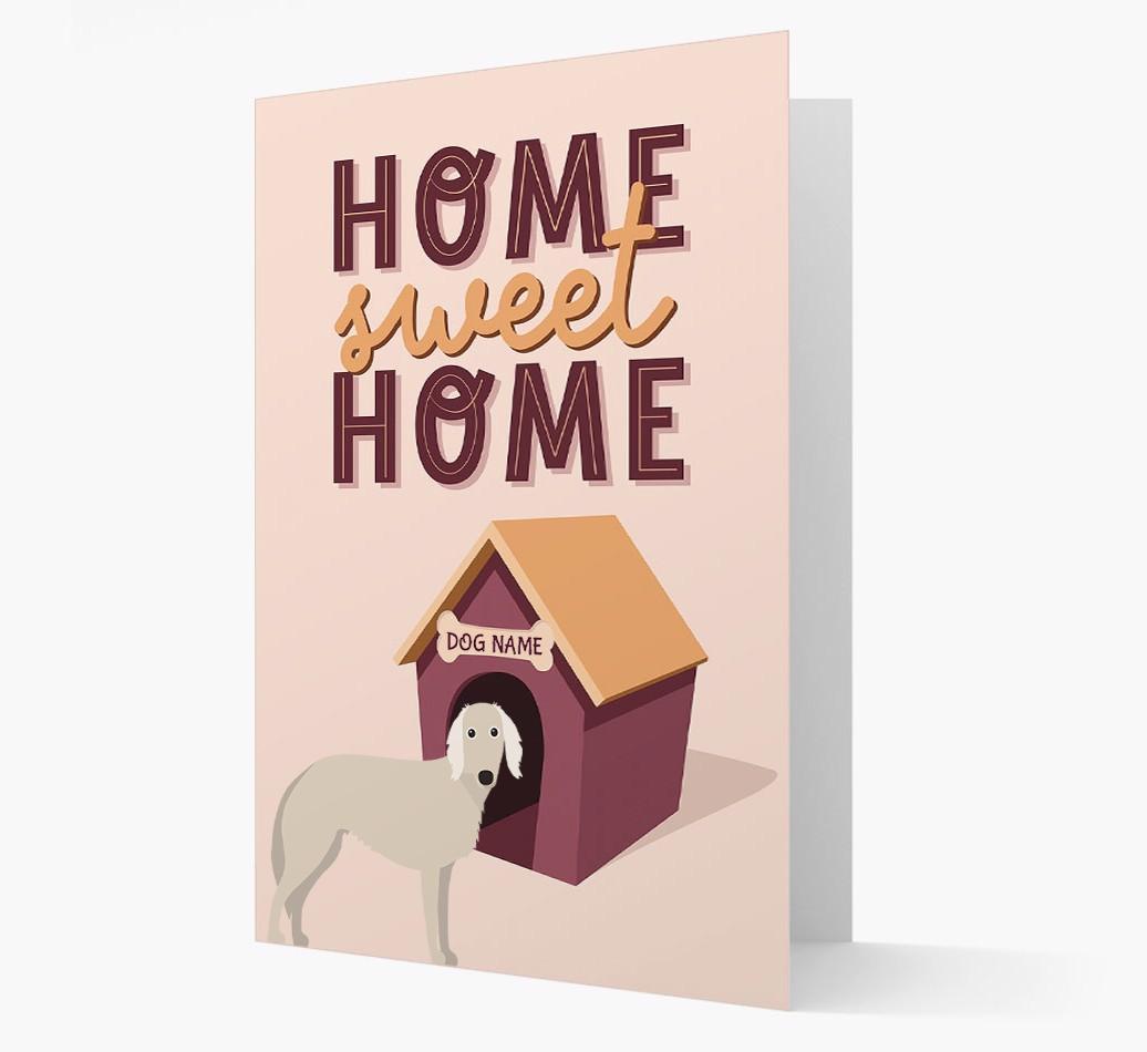 Home Sweet Home: Personalized {breedFullName} Card