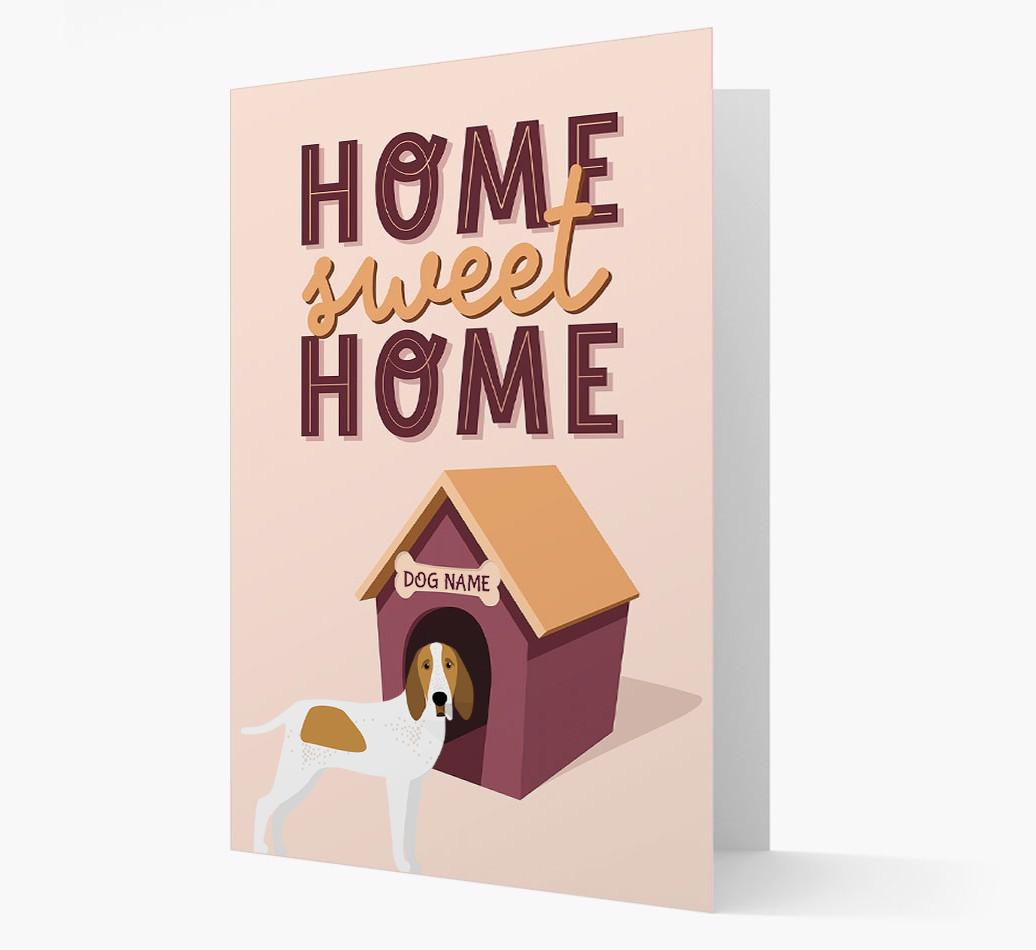 Home Sweet Home: Personalized {breedFullName} Card