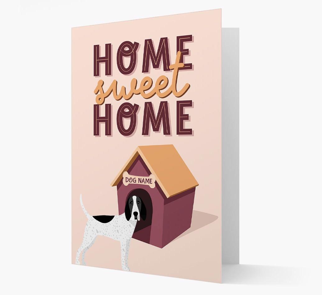 Home Sweet Home: Personalized {breedFullName} Card