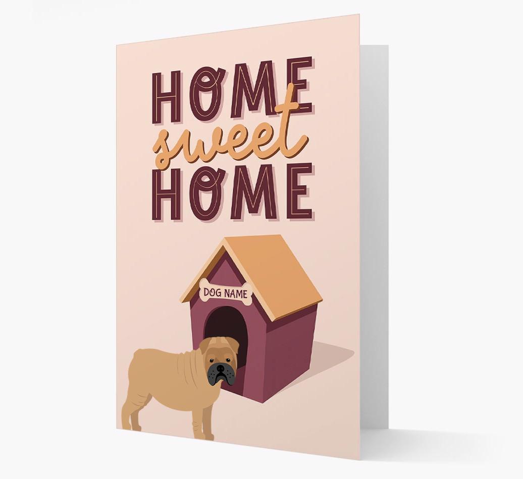 Home Sweet Home: Personalized {breedFullName} Card