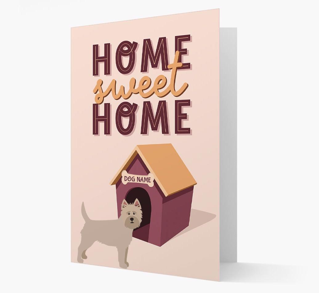 Home Sweet Home: Personalized {breedFullName} Card