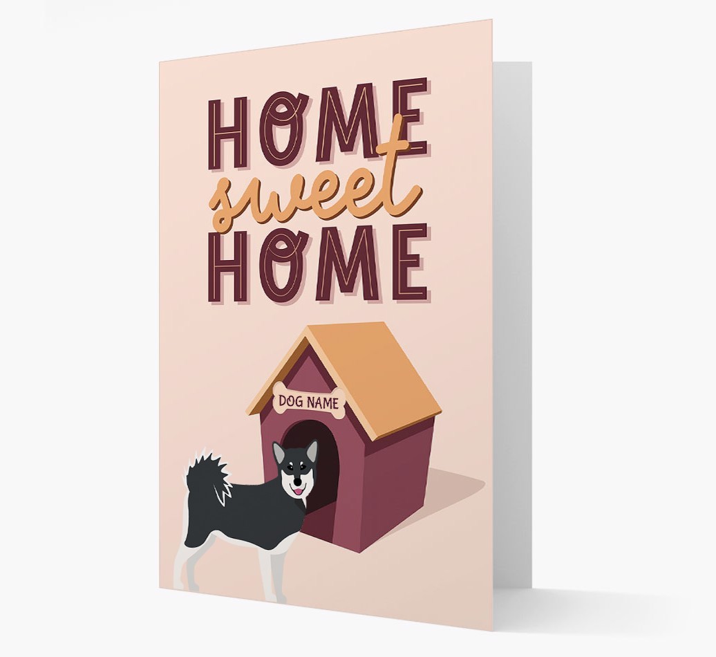 Home Sweet Home: Personalized {breedFullName} Card