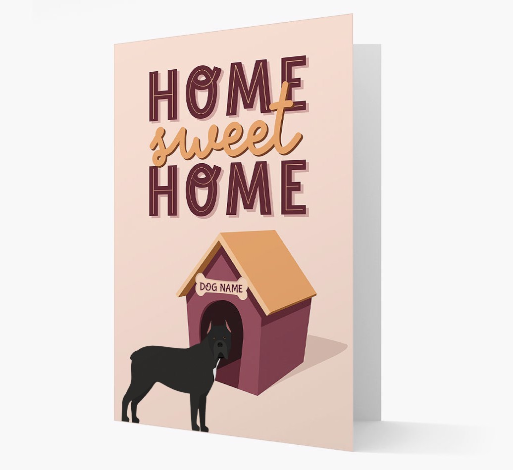 Home Sweet Home: Personalized {breedFullName} Card