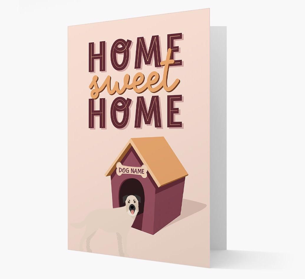 Home Sweet Home: Personalized {breedFullName} Card