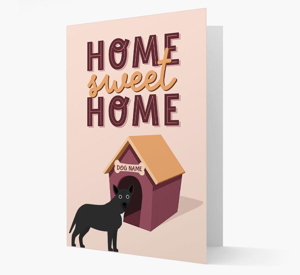 Home Sweet Home: Personalized {breedFullName} Card