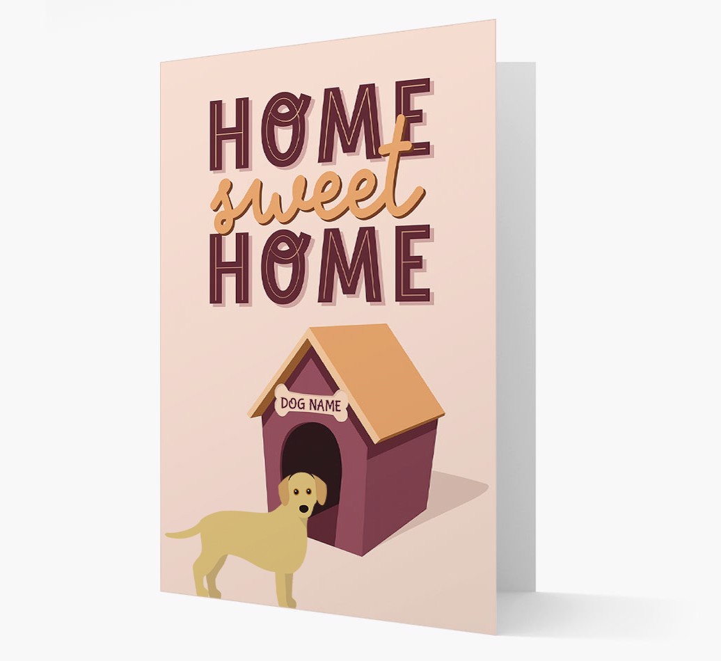 Home Sweet Home: Personalized {breedFullName} Card