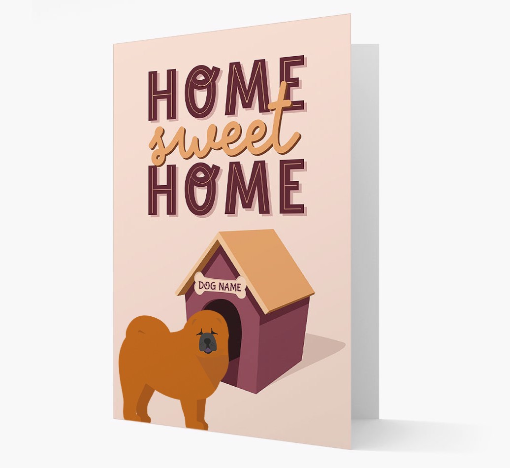 Home Sweet Home: Personalized {breedFullName} Card
