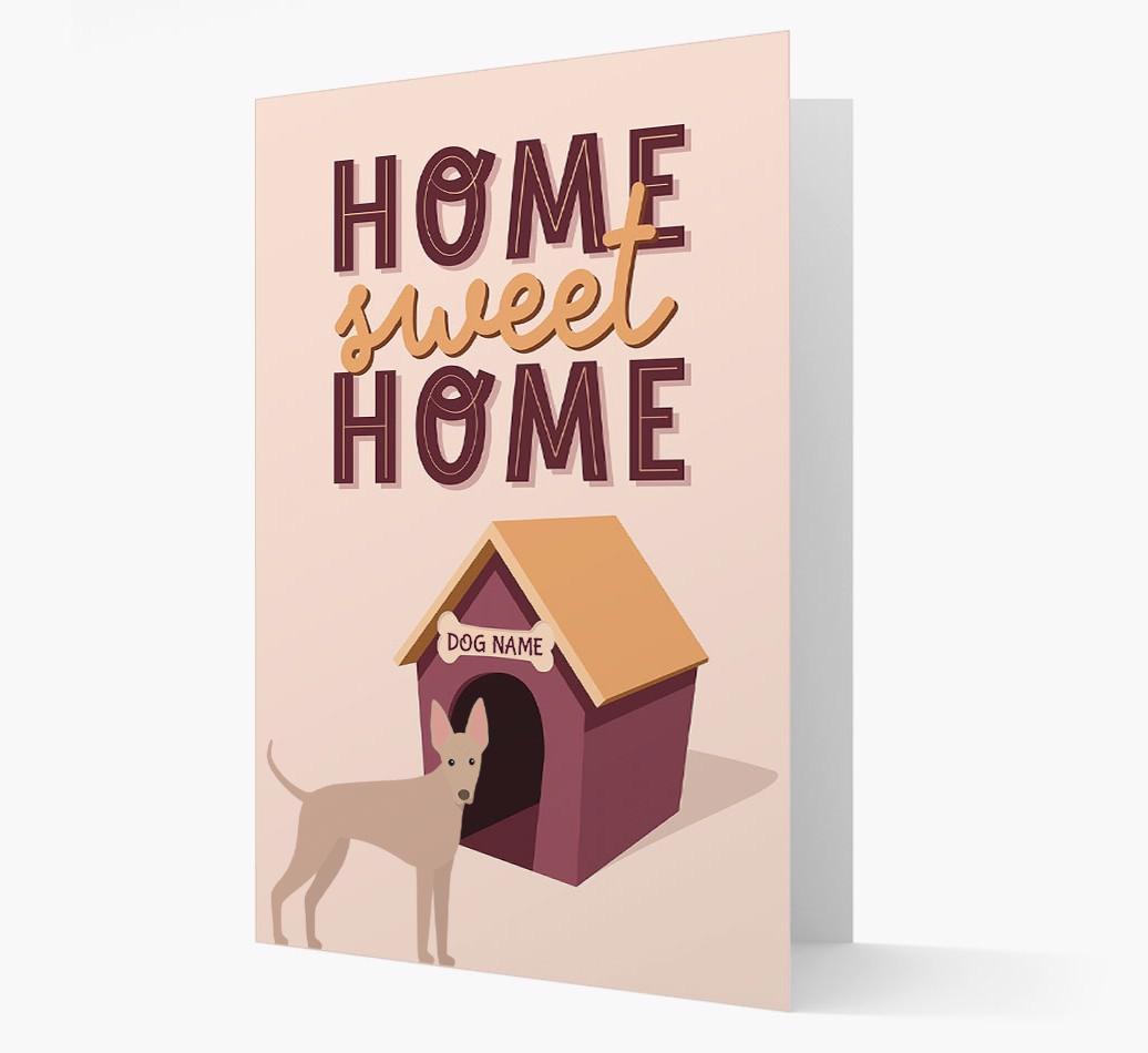 Home Sweet Home: Personalized {breedFullName} Card