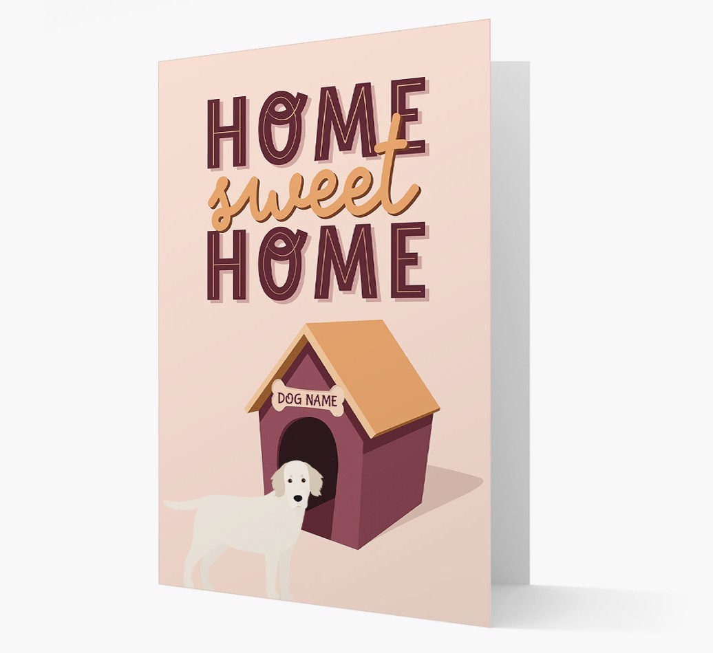 Home Sweet Home: Personalized {breedFullName} Card