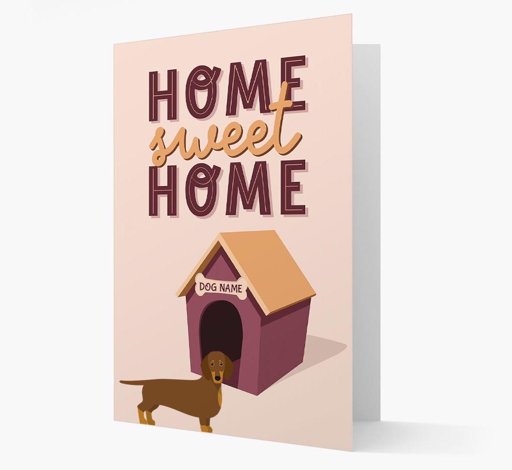 Home Sweet Home: Personalized {breedFullName} Card