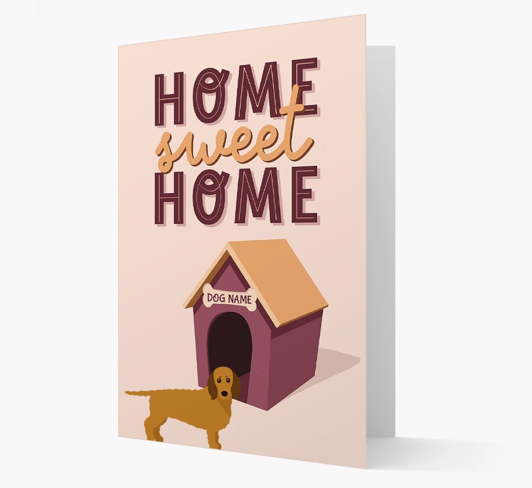 Home Sweet Home: Personalized {breedFullName} Card