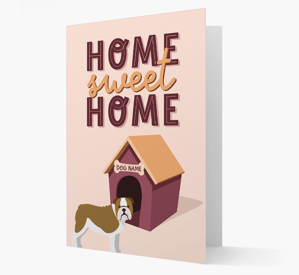 Home Sweet Home: Personalized {breedFullName} Card