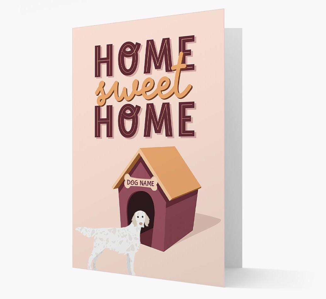 Home Sweet Home: Personalized {breedFullName} Card