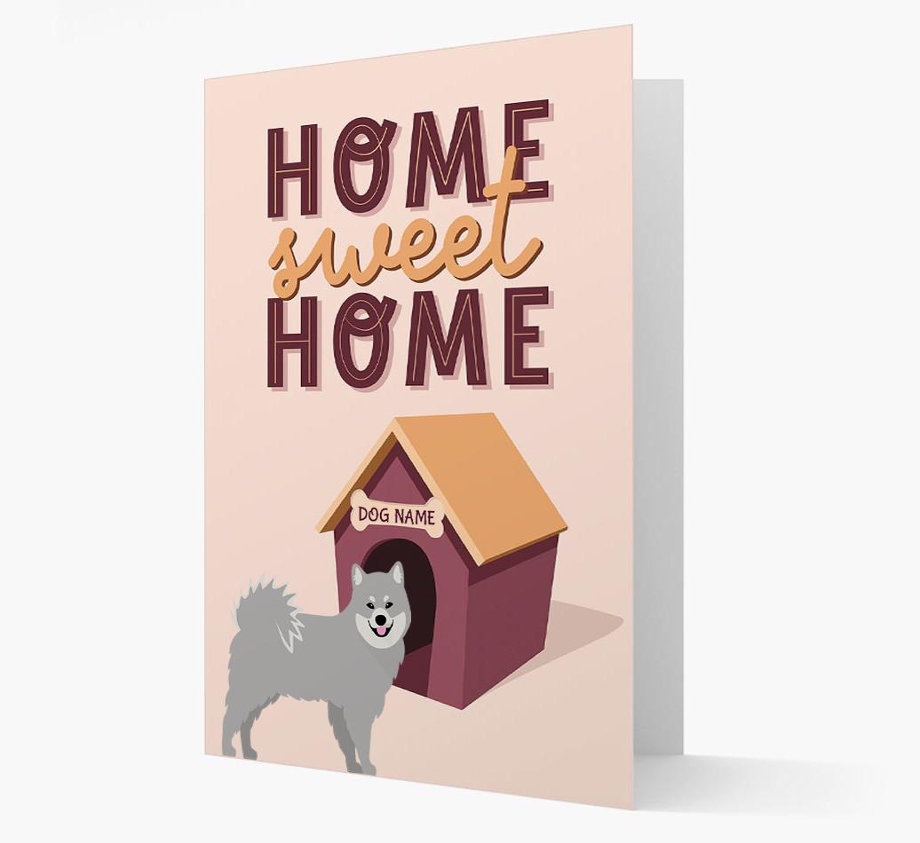 Home Sweet Home: Personalized {breedFullName} Card