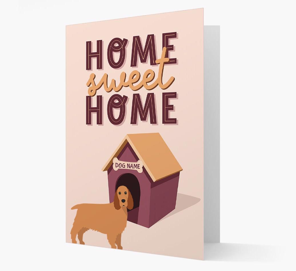Home Sweet Home: Personalized {breedFullName} Card