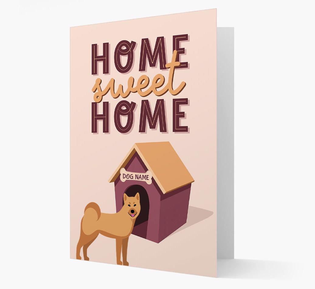 Home Sweet Home: Personalized {breedFullName} Card